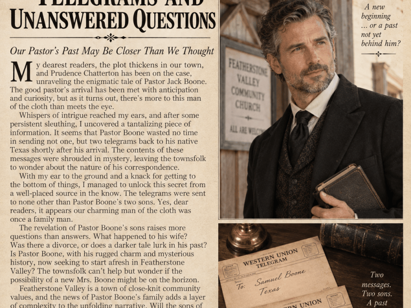 The Puzzling Past of Pastor Jack Boone: Telegrams and Family Secrets Unearthed (#2 ~ Parlor&nbsp;Patter)