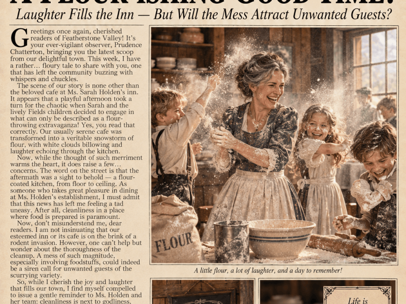 A Flour Fiasco at the Cafe: A Tale of Mischief and Mayhem (#8 ~ Parlor&nbsp;Patter)