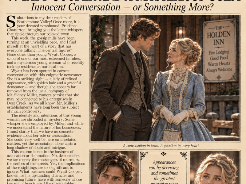 Whispers at the Inn: Wyatt Cooper and the Mysterious Newcomer (#14 ~ Parlor&nbsp;Patter)