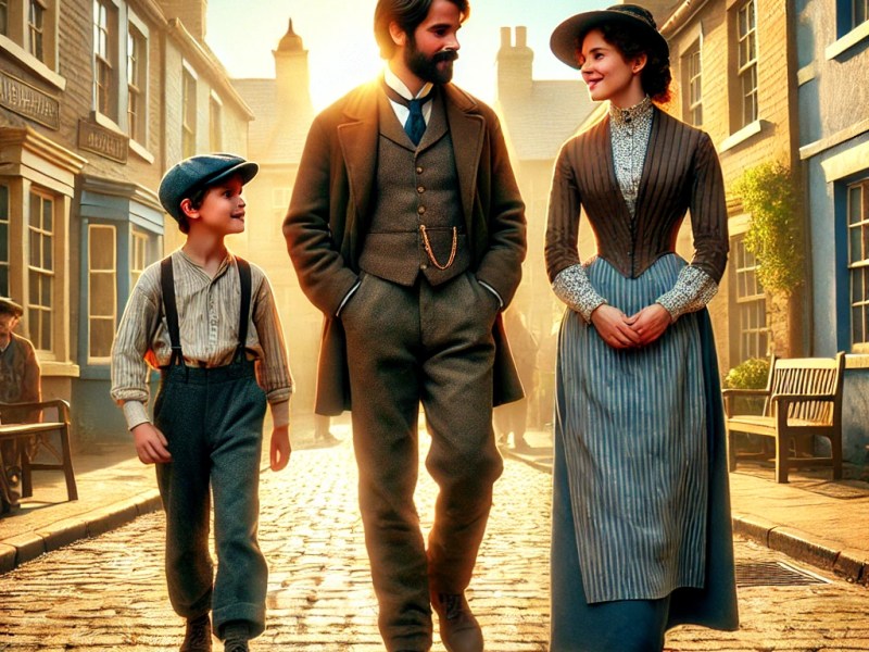 A Stroll Through Town: Mr. Baker, Miss Evans, and the Mysterious Young Boy (#19 ~ Parlor&nbsp;Patter)