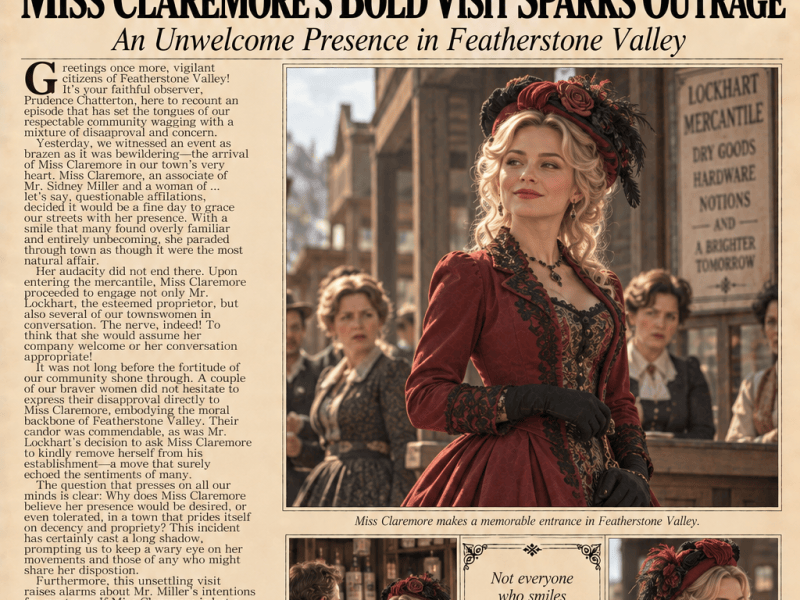 A Troublesome Visit: Miss Claremore’s Day in Town (#17 ~ Parlor&nbsp;Patter)