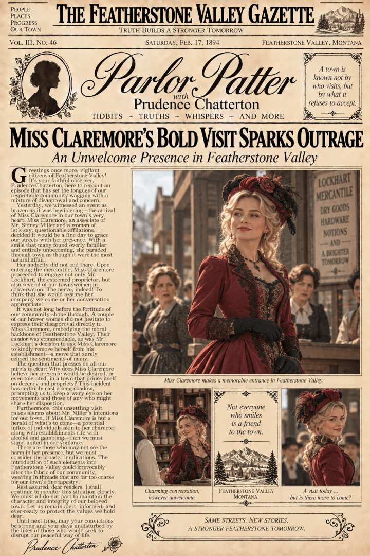 A Troublesome Visit: Miss Claremore’s Day in Town (#17 ~ Parlor&nbsp;Patter)