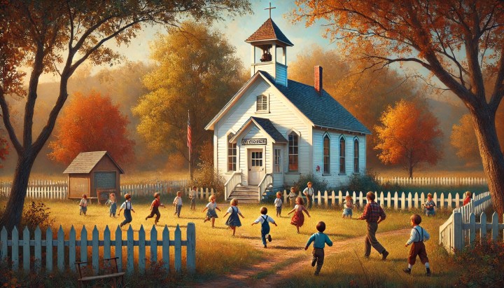 Schoolyard Scuffle: Boys Brawling Over Parlor Patter? (Parlor Patter&nbsp;#25)