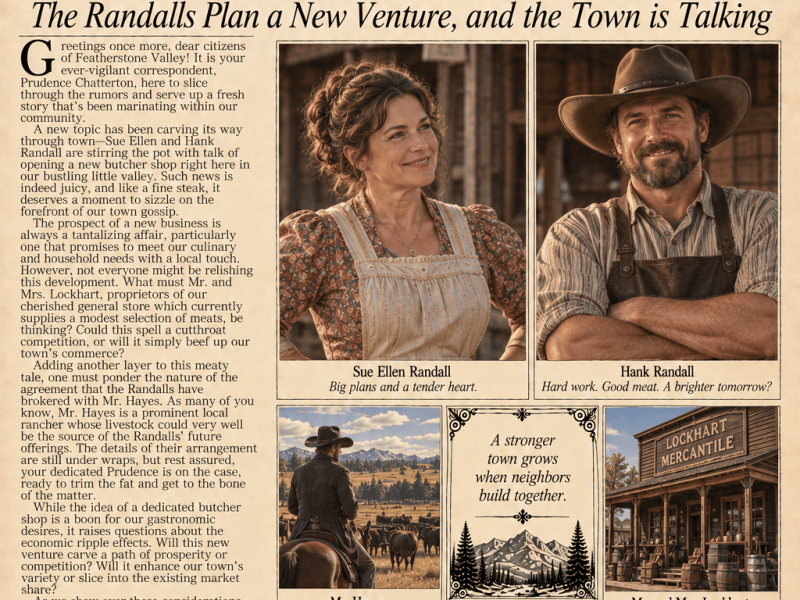 A Cut Above: The Randalls’ Butcher Shop Proposal (Parlor Patter&nbsp;#32)